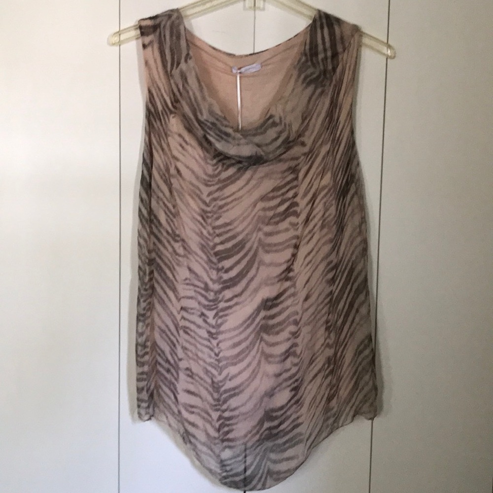DOLCE RAGAZZA Silk Top XL NWT